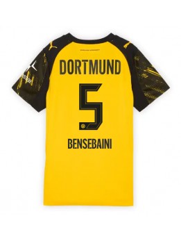 Borussia Dortmund Ramy Bensebaini #5 Zenski Domaci Dres 2025-26 Kratak Rukavima Borussia Dortmund Ramy Bensebaini #5 Zenski Domaci Dres 2025-26 Kratak Rukavima